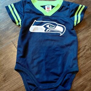 NFL Kids Bodysuit - Navy and Lime